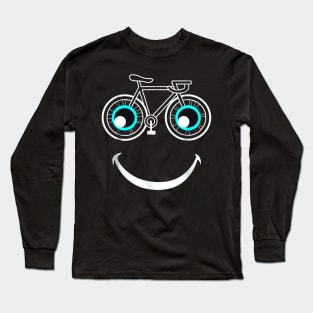 Similar to Cycling Bicycle Happy Smiling Face Fitness Sport Long Sleeve T-Shirt